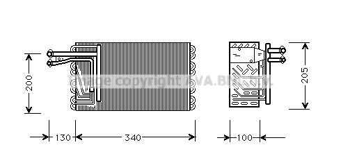 AVA QUALITY COOLING Испаритель, кондиционер JRV022